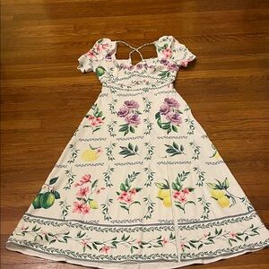 Floral Print Midi Dress